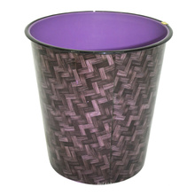 Plastic Abstract Design Open Top Dustbin (B06-2015-3)